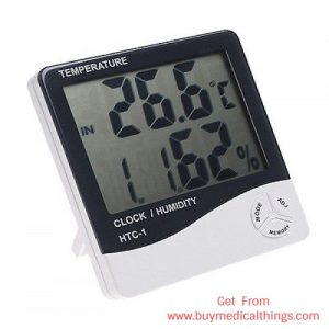 thermometer clock