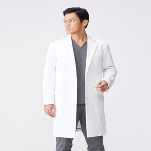 men wrinkle free lab coat