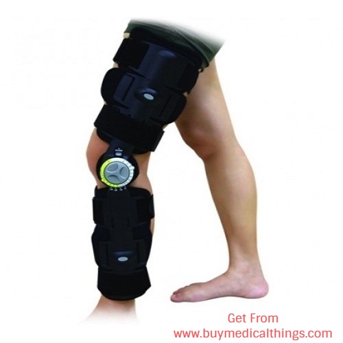 adjusted knee brace